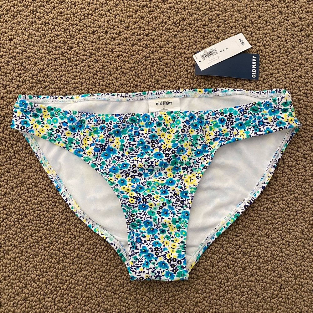 NWT Old Navy Floral Bikini Swimsuit Bottoms